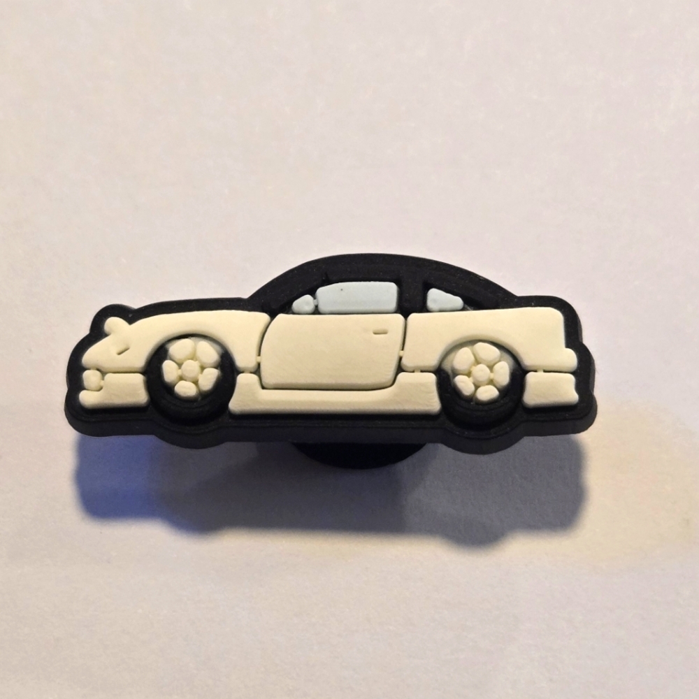 3/$10 White Miata Widebody Croc Charm 🤍🏁